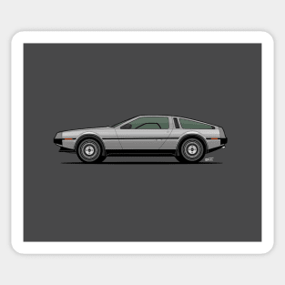 DeLorean DMC-12 side profile Sticker